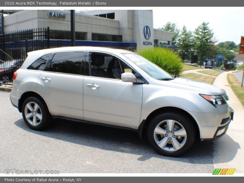 Palladium Metallic / Ebony 2010 Acura MDX Technology