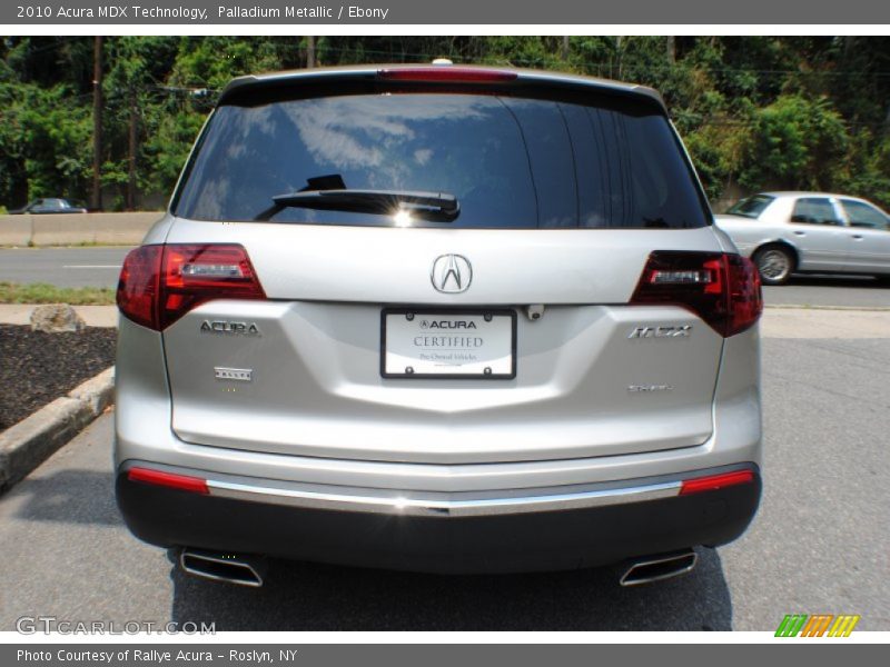 Palladium Metallic / Ebony 2010 Acura MDX Technology