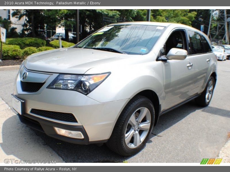 Palladium Metallic / Ebony 2010 Acura MDX Technology
