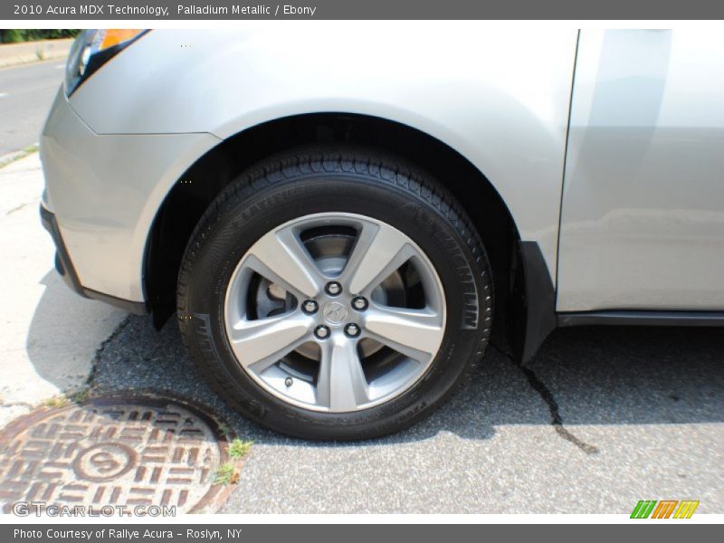 Palladium Metallic / Ebony 2010 Acura MDX Technology