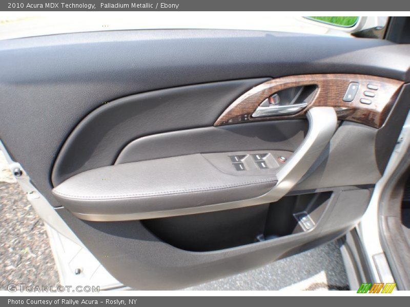 Palladium Metallic / Ebony 2010 Acura MDX Technology