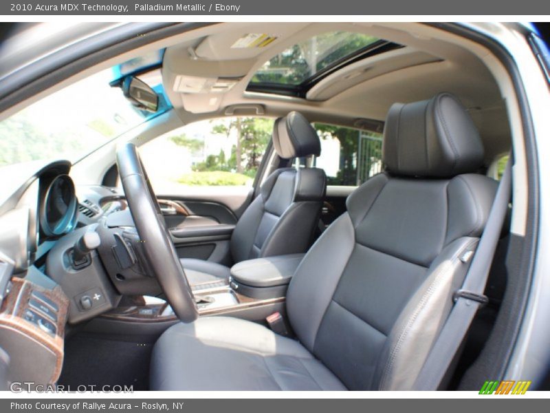 Palladium Metallic / Ebony 2010 Acura MDX Technology