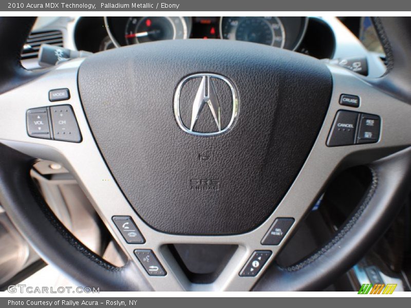 Palladium Metallic / Ebony 2010 Acura MDX Technology