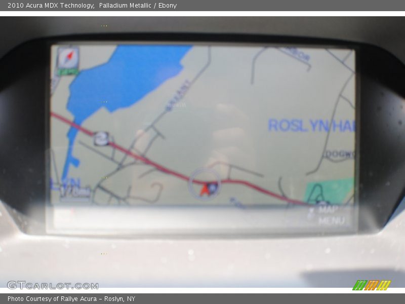 Palladium Metallic / Ebony 2010 Acura MDX Technology