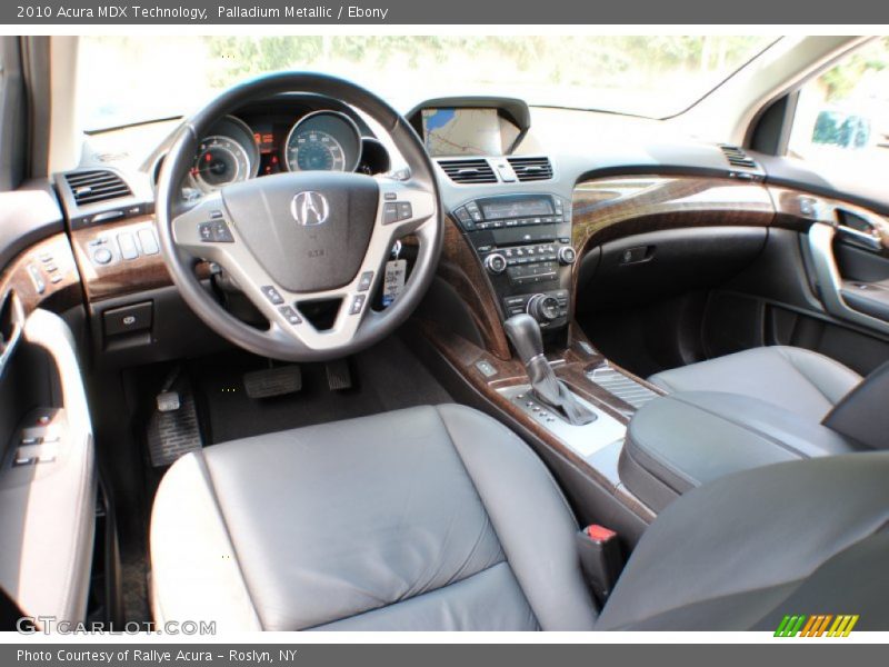 Palladium Metallic / Ebony 2010 Acura MDX Technology