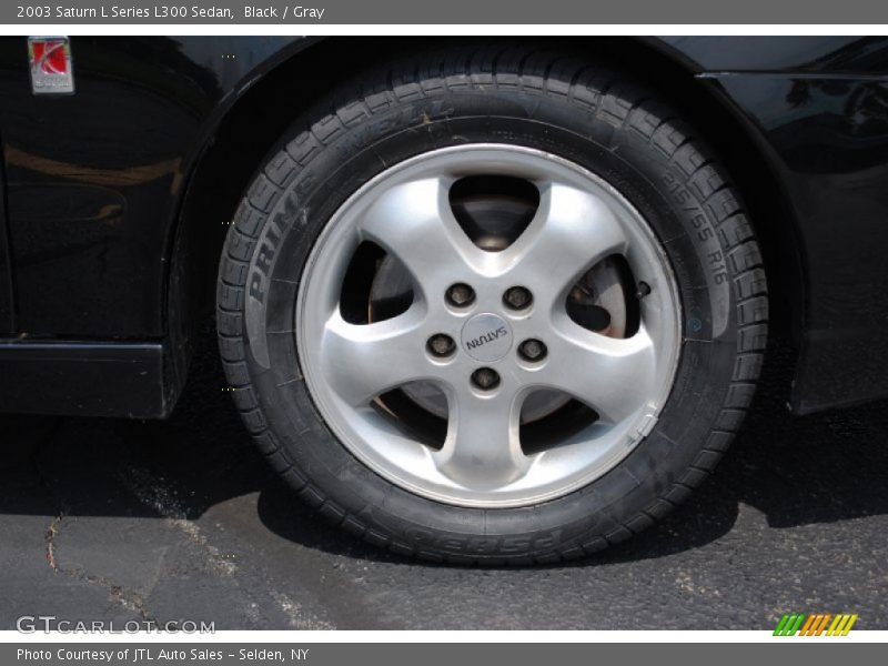 Black / Gray 2003 Saturn L Series L300 Sedan