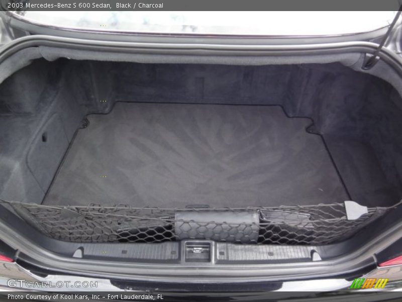 Black / Charcoal 2003 Mercedes-Benz S 600 Sedan