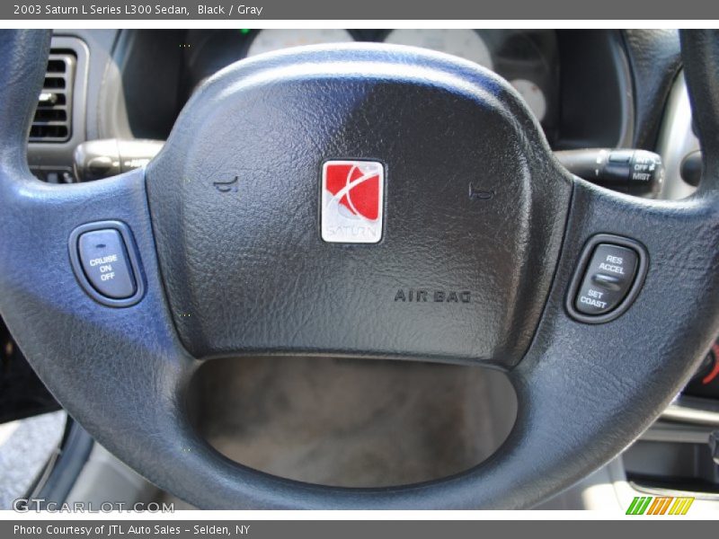 Black / Gray 2003 Saturn L Series L300 Sedan
