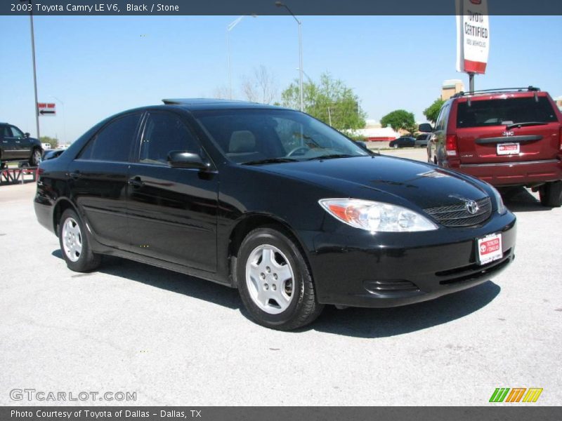Black / Stone 2003 Toyota Camry LE V6