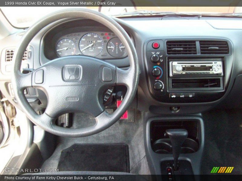 Vogue Silver Metallic / Dark Gray 1999 Honda Civic EX Coupe