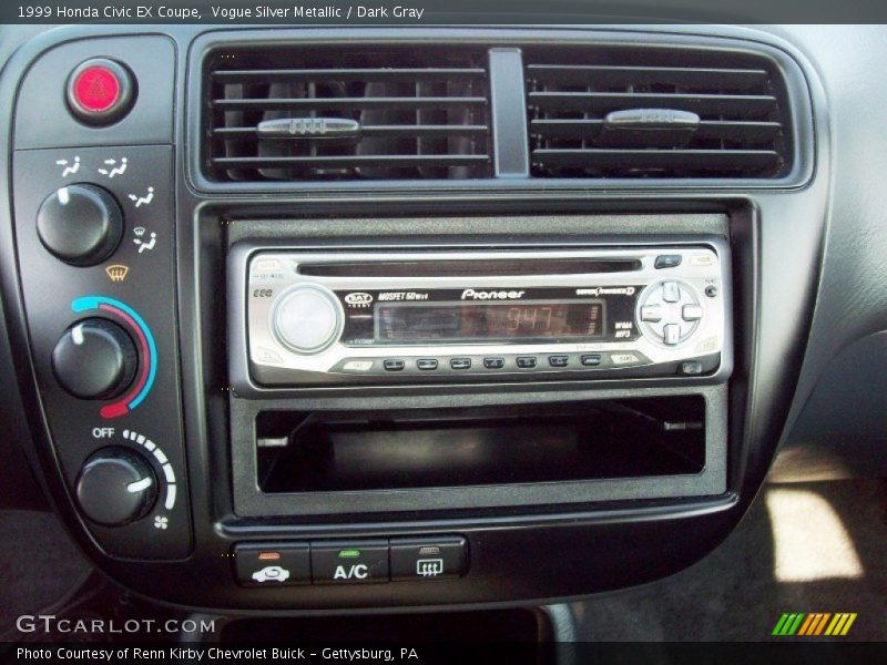 Vogue Silver Metallic / Dark Gray 1999 Honda Civic EX Coupe