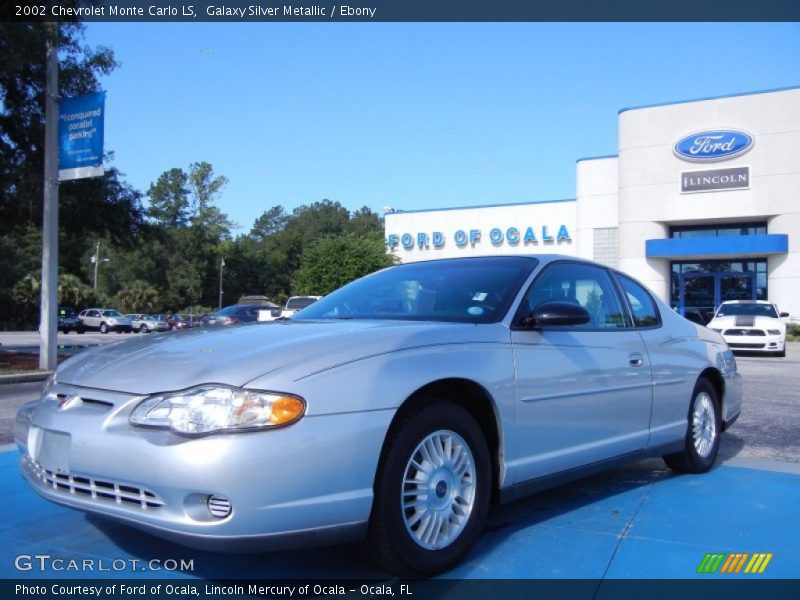 Galaxy Silver Metallic / Ebony 2002 Chevrolet Monte Carlo LS