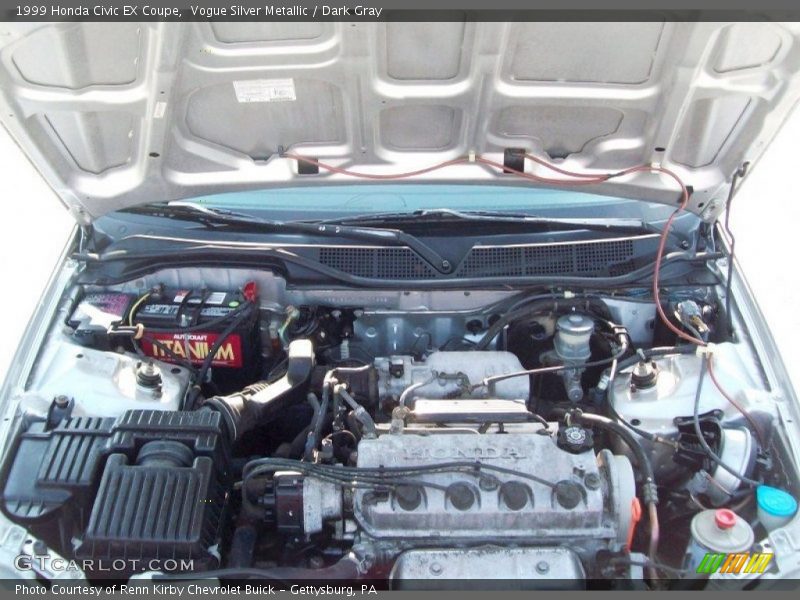 Vogue Silver Metallic / Dark Gray 1999 Honda Civic EX Coupe