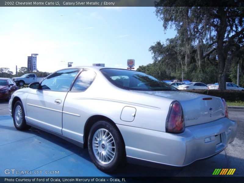 Galaxy Silver Metallic / Ebony 2002 Chevrolet Monte Carlo LS