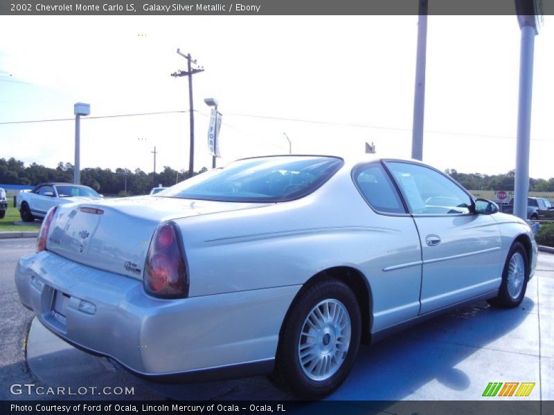 Galaxy Silver Metallic / Ebony 2002 Chevrolet Monte Carlo LS