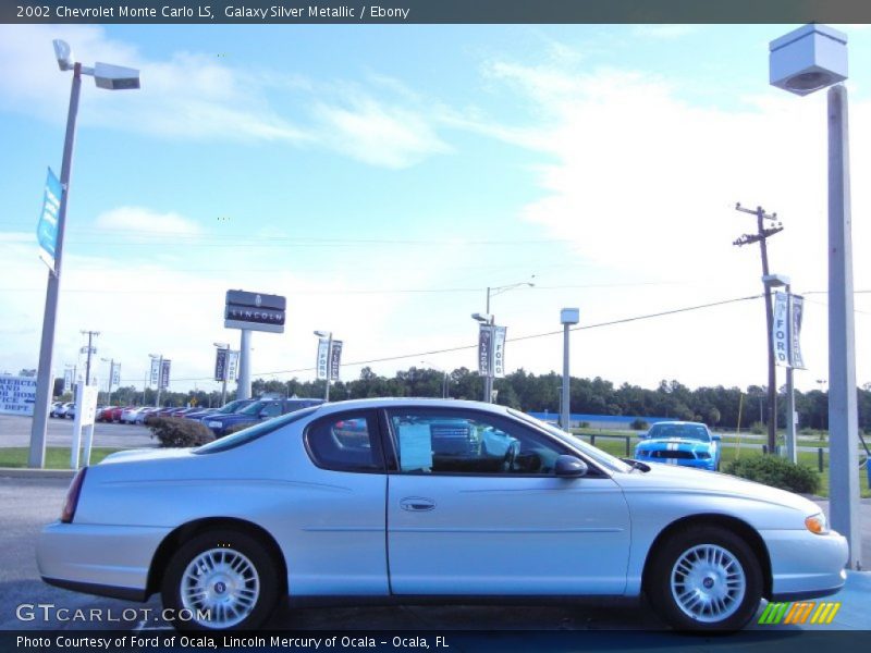 Galaxy Silver Metallic / Ebony 2002 Chevrolet Monte Carlo LS