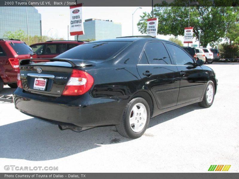 Black / Stone 2003 Toyota Camry LE V6