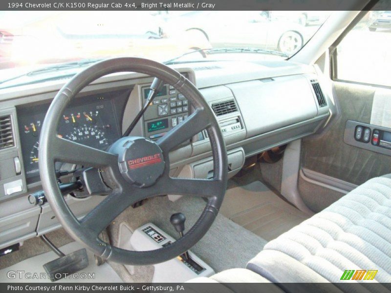 Gray Interior - 1994 C/K K1500 Regular Cab 4x4 