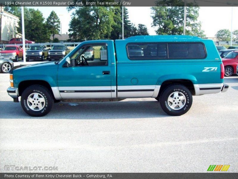  1994 C/K K1500 Regular Cab 4x4 Bright Teal Metallic