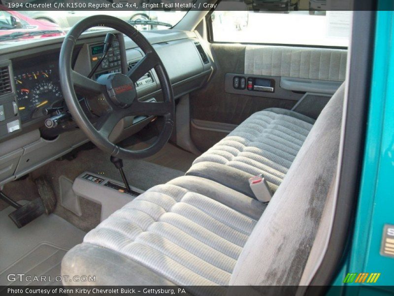 Gray Interior - 1994 C/K K1500 Regular Cab 4x4 
