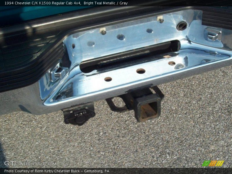 Bright Teal Metallic / Gray 1994 Chevrolet C/K K1500 Regular Cab 4x4