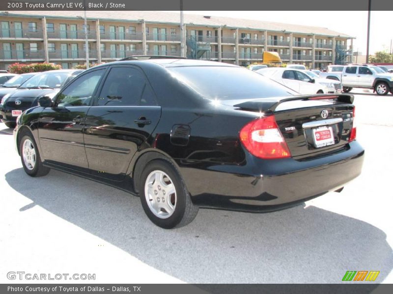 Black / Stone 2003 Toyota Camry LE V6