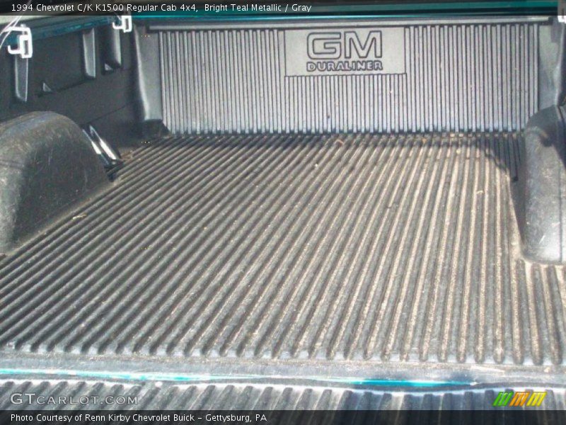 Bright Teal Metallic / Gray 1994 Chevrolet C/K K1500 Regular Cab 4x4