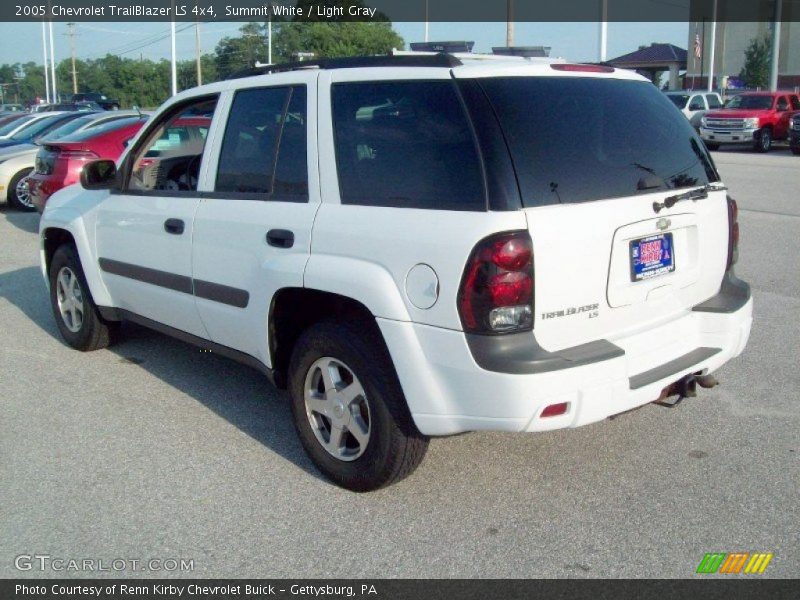 Summit White / Light Gray 2005 Chevrolet TrailBlazer LS 4x4