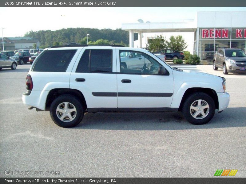 Summit White / Light Gray 2005 Chevrolet TrailBlazer LS 4x4