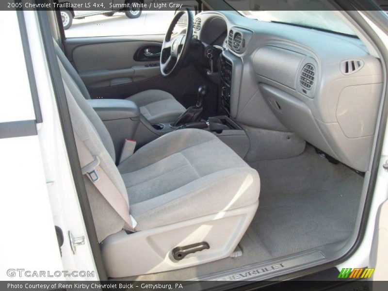 Summit White / Light Gray 2005 Chevrolet TrailBlazer LS 4x4