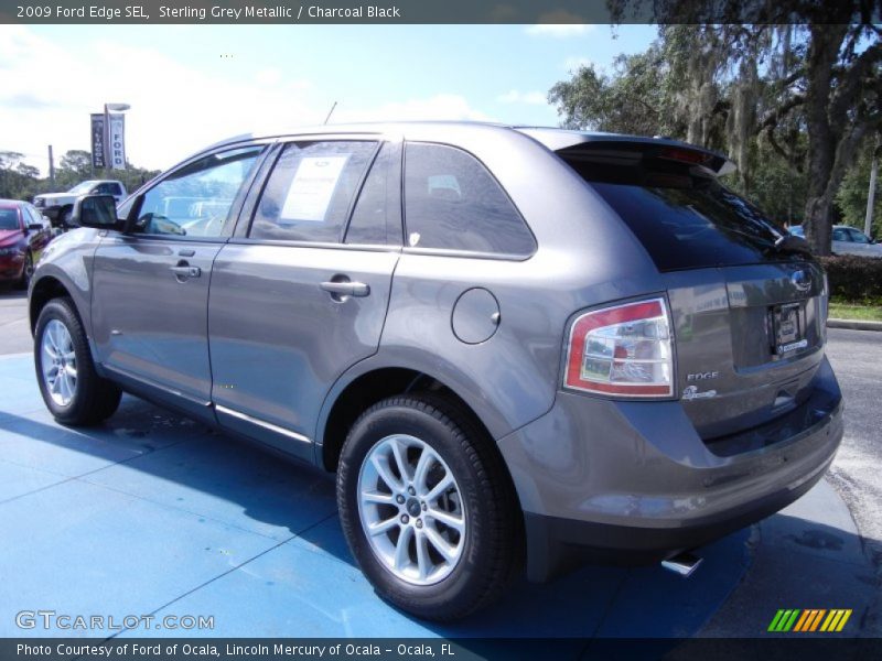 Sterling Grey Metallic / Charcoal Black 2009 Ford Edge SEL