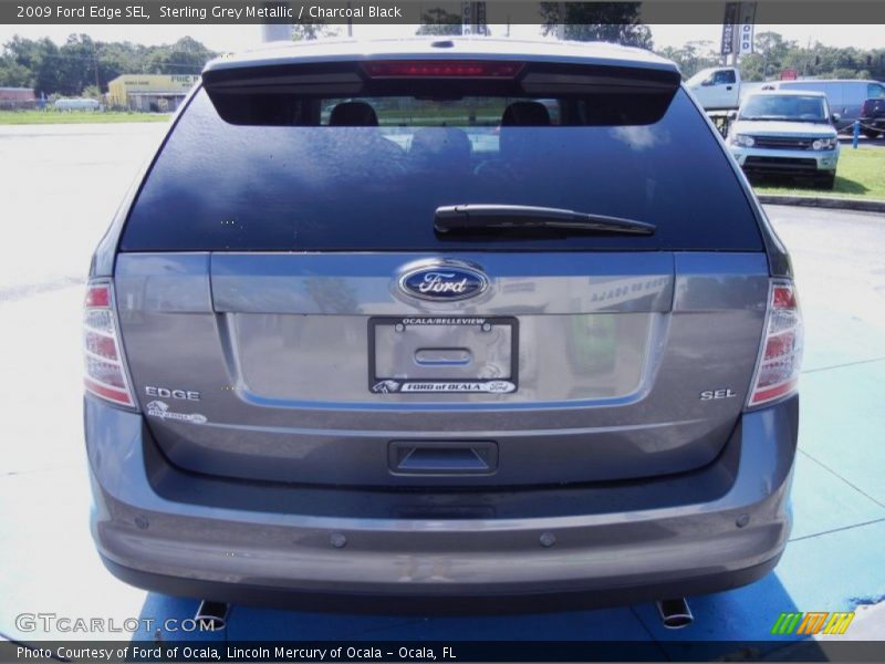 Sterling Grey Metallic / Charcoal Black 2009 Ford Edge SEL