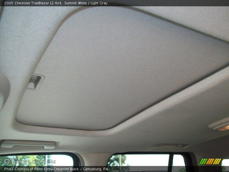 Summit White / Light Gray 2005 Chevrolet TrailBlazer LS 4x4