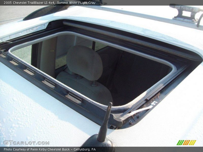 Summit White / Light Gray 2005 Chevrolet TrailBlazer LS 4x4