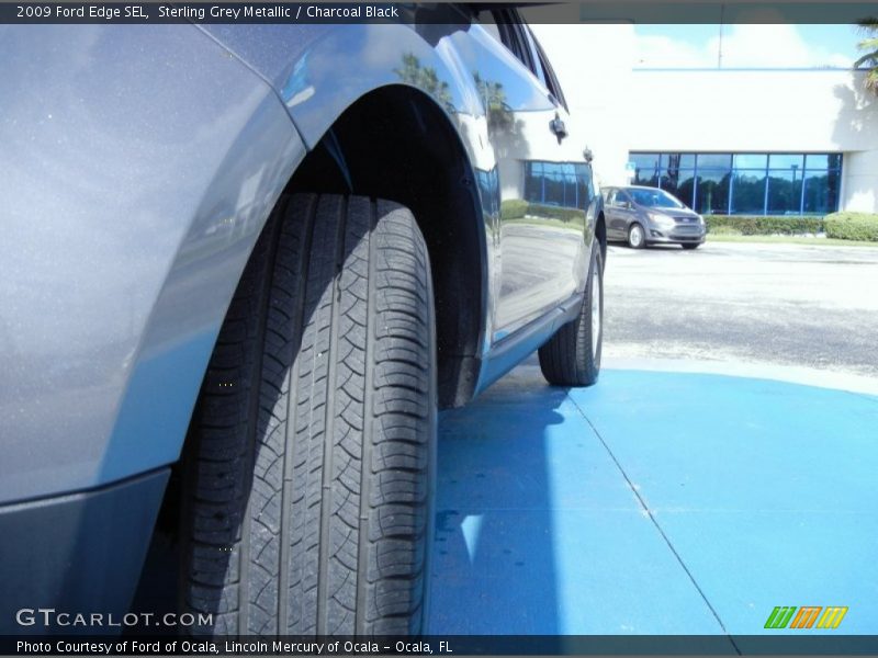Sterling Grey Metallic / Charcoal Black 2009 Ford Edge SEL