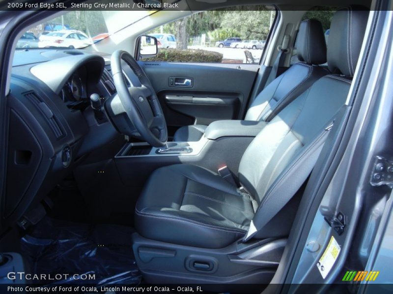 Sterling Grey Metallic / Charcoal Black 2009 Ford Edge SEL