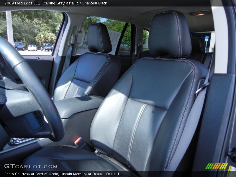 Sterling Grey Metallic / Charcoal Black 2009 Ford Edge SEL