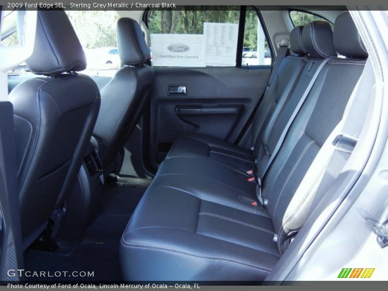 Sterling Grey Metallic / Charcoal Black 2009 Ford Edge SEL