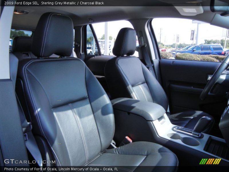 Sterling Grey Metallic / Charcoal Black 2009 Ford Edge SEL