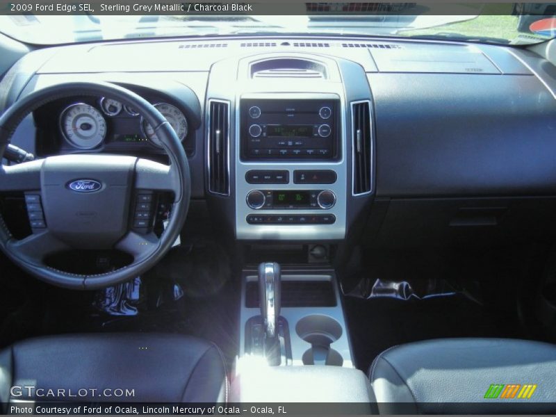 Sterling Grey Metallic / Charcoal Black 2009 Ford Edge SEL