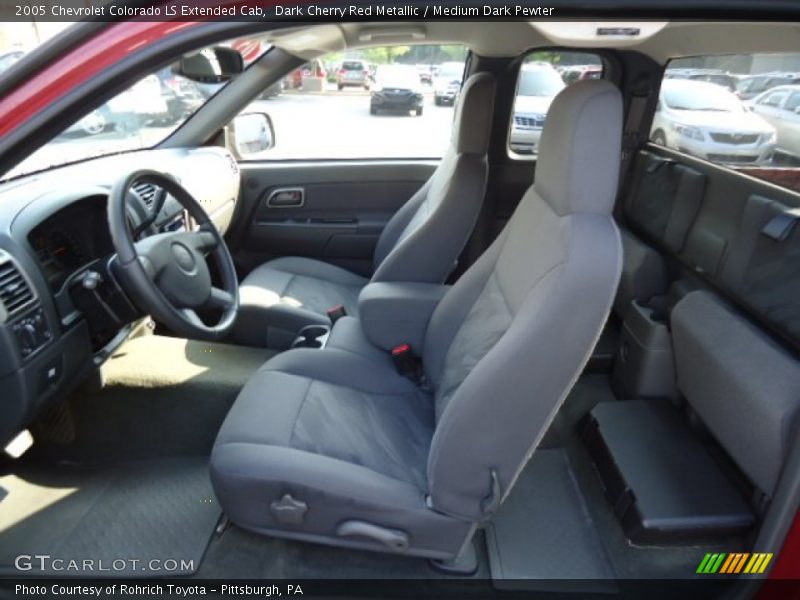 Dark Cherry Red Metallic / Medium Dark Pewter 2005 Chevrolet Colorado LS Extended Cab
