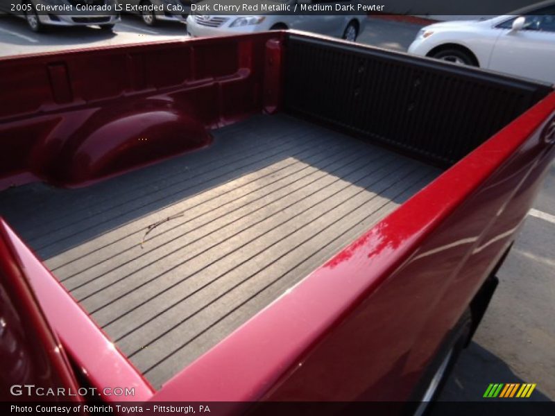 Dark Cherry Red Metallic / Medium Dark Pewter 2005 Chevrolet Colorado LS Extended Cab