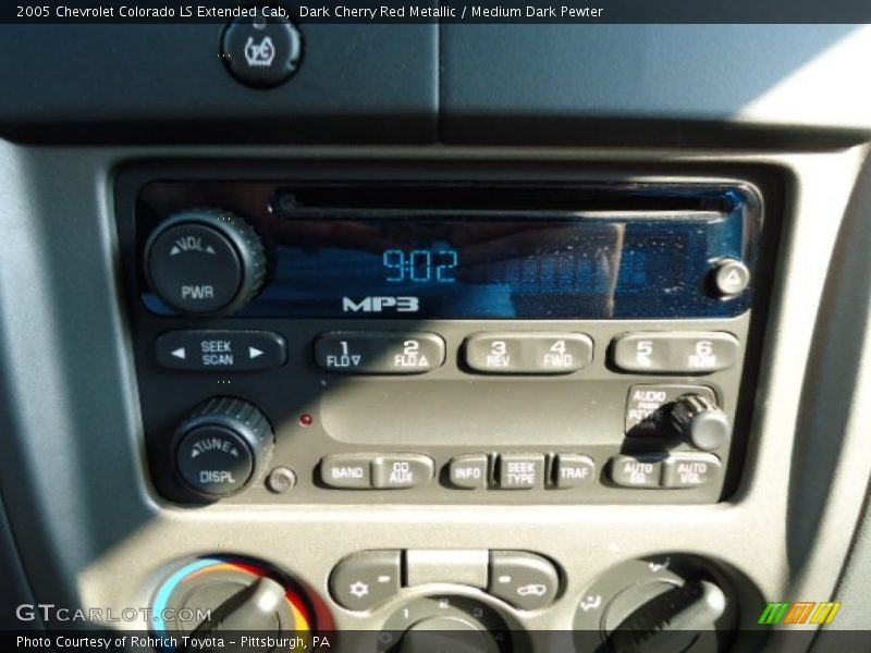 Dark Cherry Red Metallic / Medium Dark Pewter 2005 Chevrolet Colorado LS Extended Cab