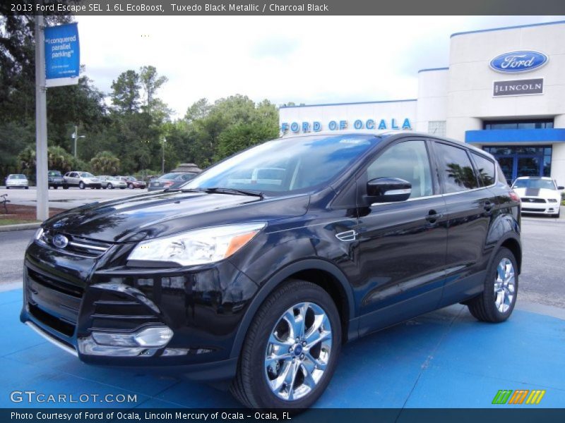 Tuxedo Black Metallic / Charcoal Black 2013 Ford Escape SEL 1.6L EcoBoost