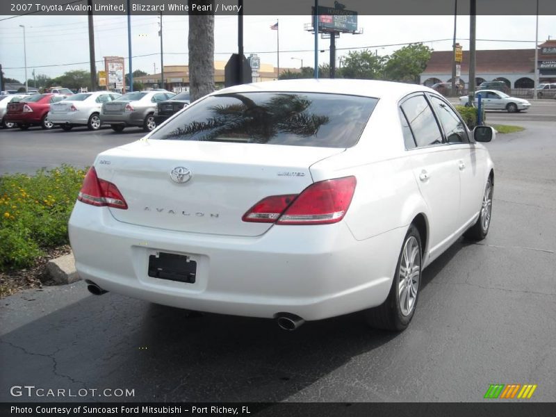 Blizzard White Pearl / Ivory 2007 Toyota Avalon Limited