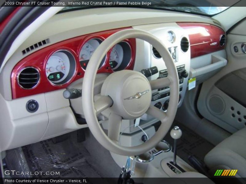 Inferno Red Crystal Pearl / Pastel Pebble Beige 2009 Chrysler PT Cruiser Touring