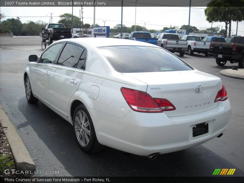 Blizzard White Pearl / Ivory 2007 Toyota Avalon Limited