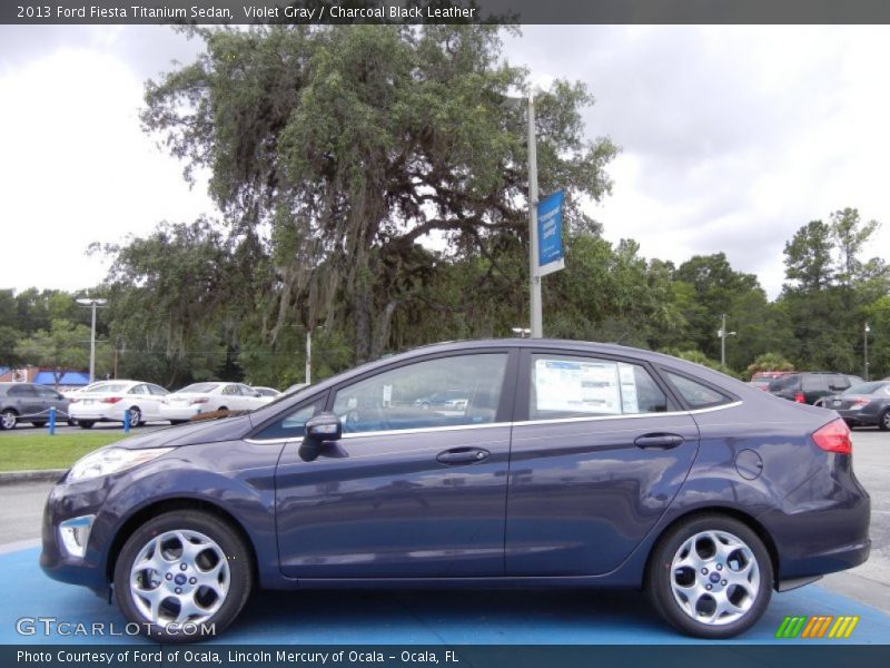  2013 Fiesta Titanium Sedan Violet Gray