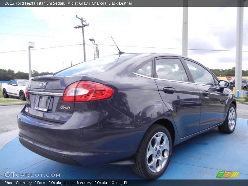  2013 Fiesta Titanium Sedan Violet Gray