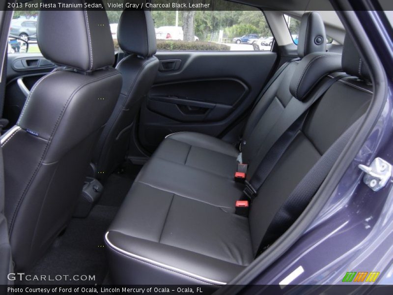 Rear Seat of 2013 Fiesta Titanium Sedan